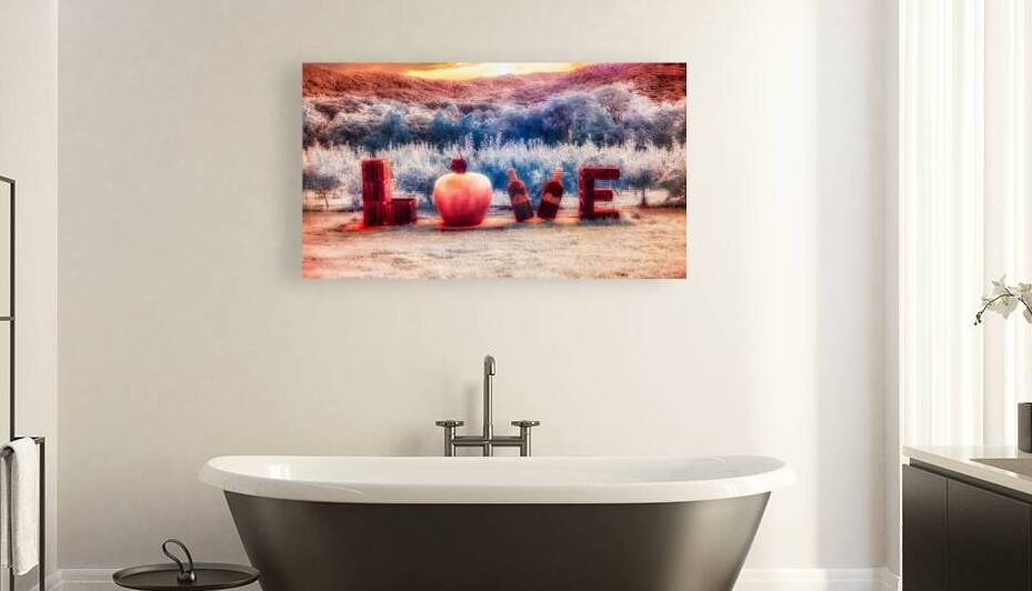 Fantasy Sculptural Oasis: Virginia Love by Dream World Images