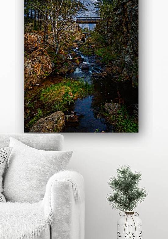 Bismarcks Hidden Cascade by Dream World Images