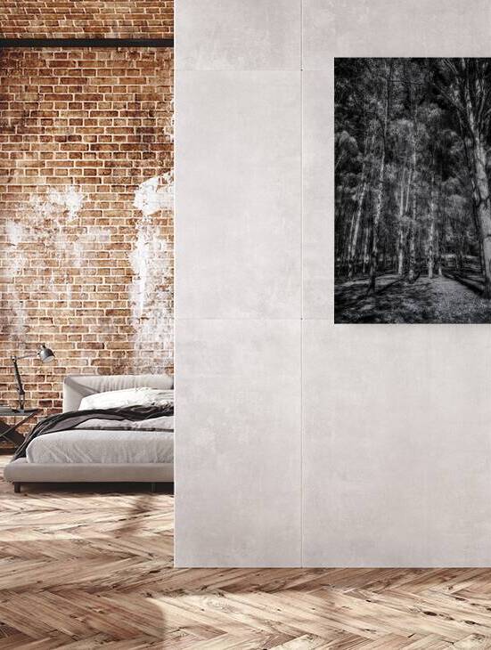 Tall Dark Symphony: A Winters Tale in Infrared Black and White by Dream World Images