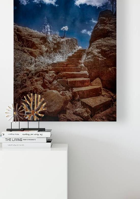 Stairway to Tranquility: Exploring Sylvan Lake South Dakota by Dream World Images