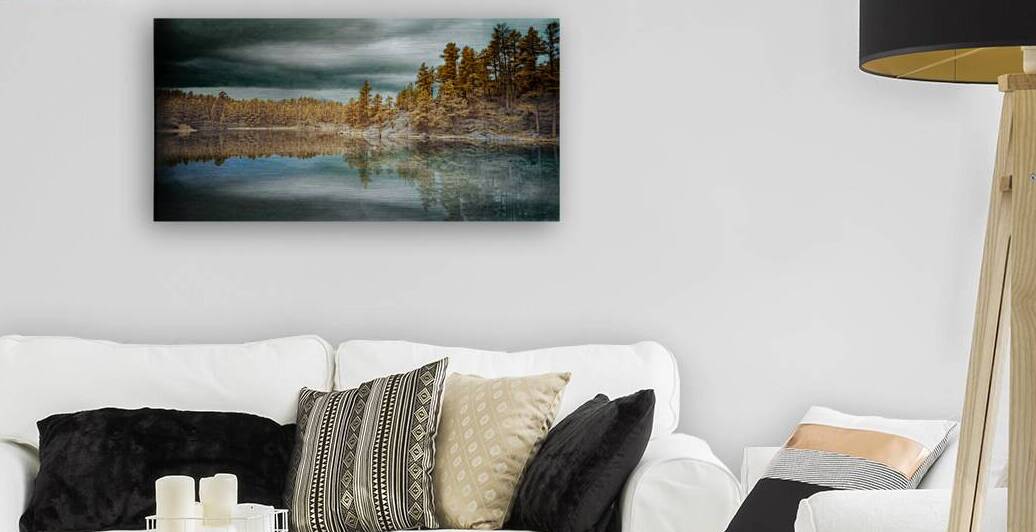 Infrared Tranquility: Capturing the Essence of Bismarck Lake by Dream World Images