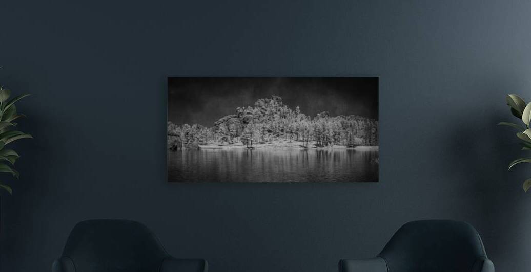 Mystic Shores: A Sylvan Lake Symphony by Dream World Images