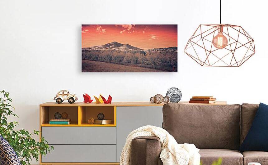 Orange Mountain Shine by Dream World Images