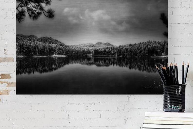 Expansive Beauty: A Panoramic Vista of Center Lake by Dream World Images