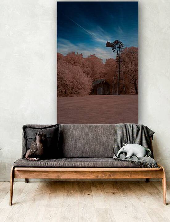 Windmill Whispers: Ethereal Windmill by Dream World Images