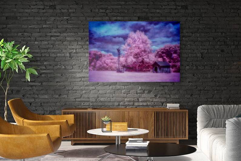 Windmill Wonders: Rustic Pink Charm by Dream World Images