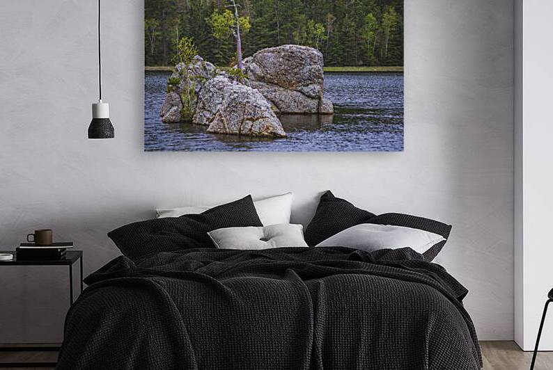 Exploring Sylvan Lake: Discovering A Rock Island by Dream World Images