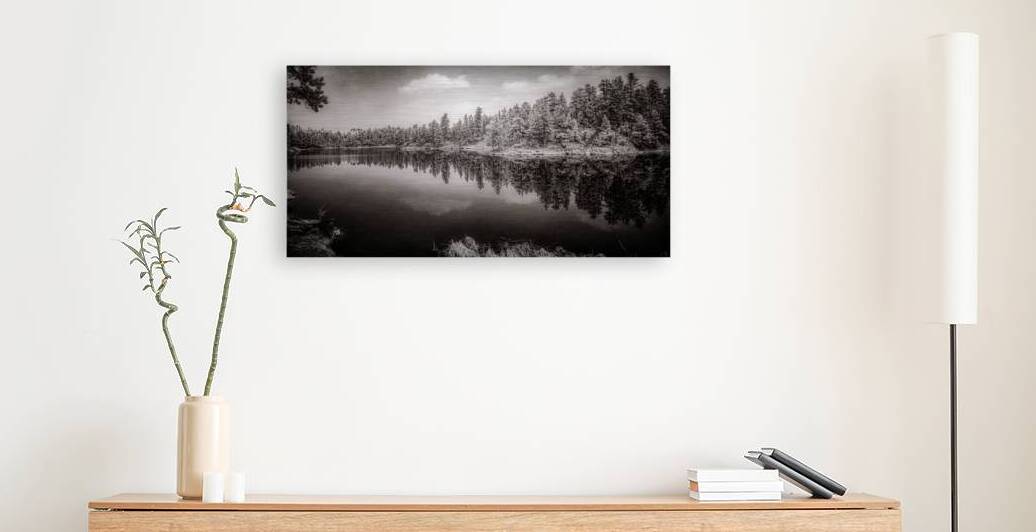 Mystical Waters: Infrared Dream at Bismarck Lake by Dream World Images