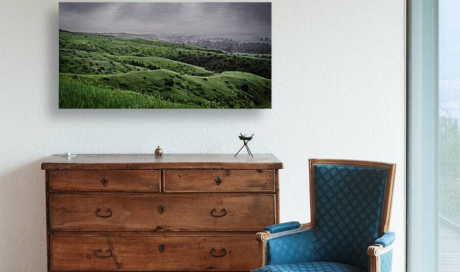 Sacred Vistas: Little Bighorn Rain by Dream World Images