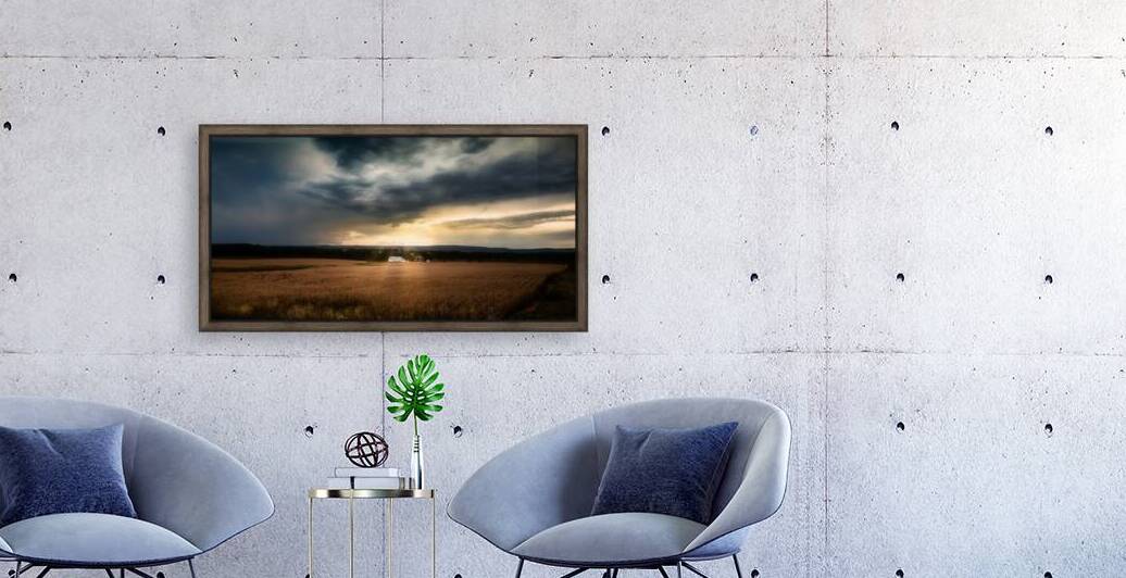 Farmland Sunset by Dream World Images