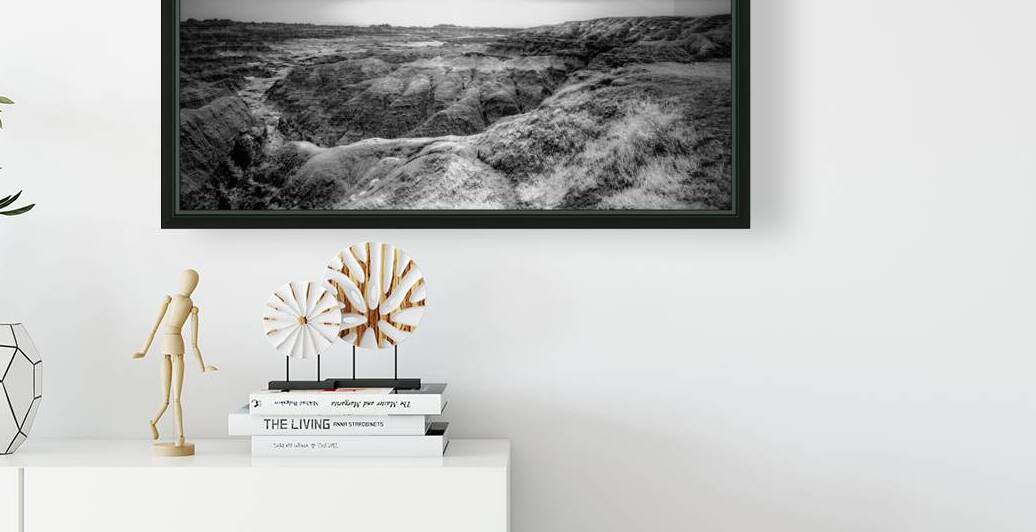 Shadows of the Earth: Echoes of the Badlands White River by Dream World Images