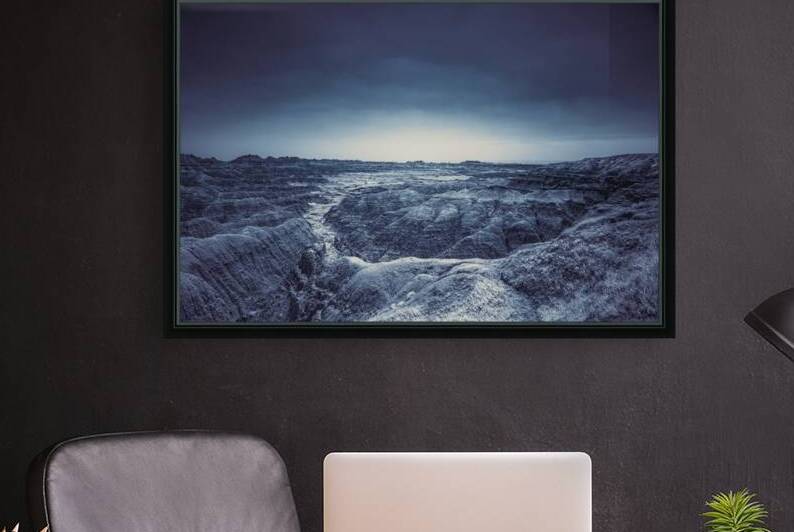 Shadows of the Earth: Desolate Beauty of the White River by Dream World Images