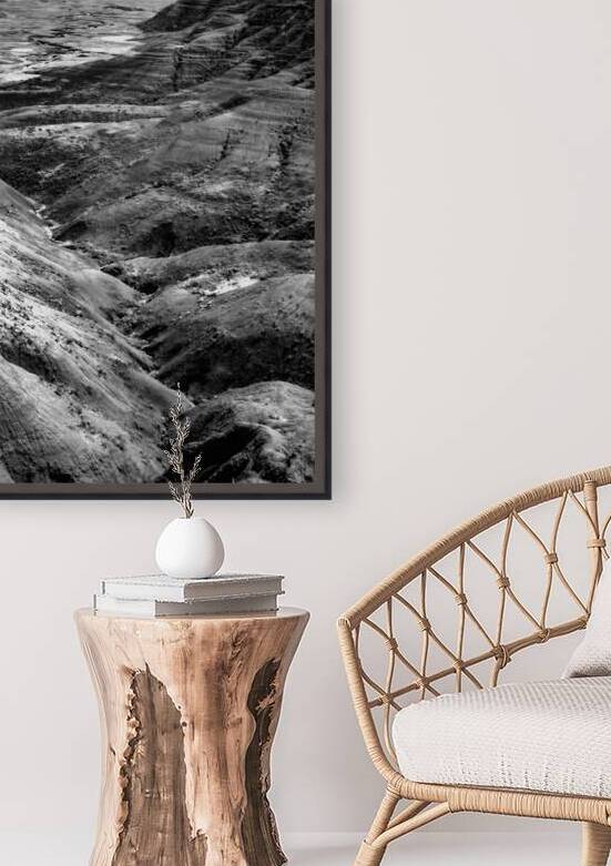 Shadows of the Earth: Eroded Beauty in the Badlands by Dream World Images