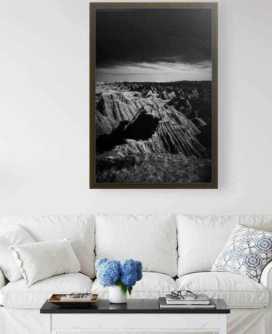 Shadows of the Earth: A Shadowy Ethereal Dance in the Badlands by Dream World Images