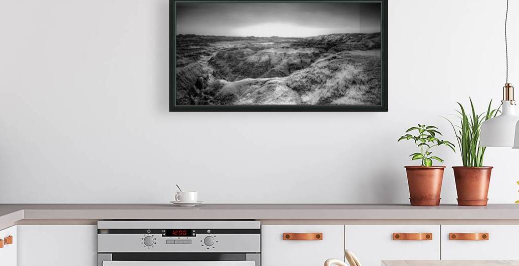 Shadows of the Earth: Echoes of the Badlands White River by Dream World Images