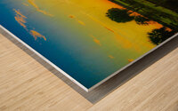 Sunset Serendipity: A Charming Ride Through Rural Floridas Ocala Countryside Wood print