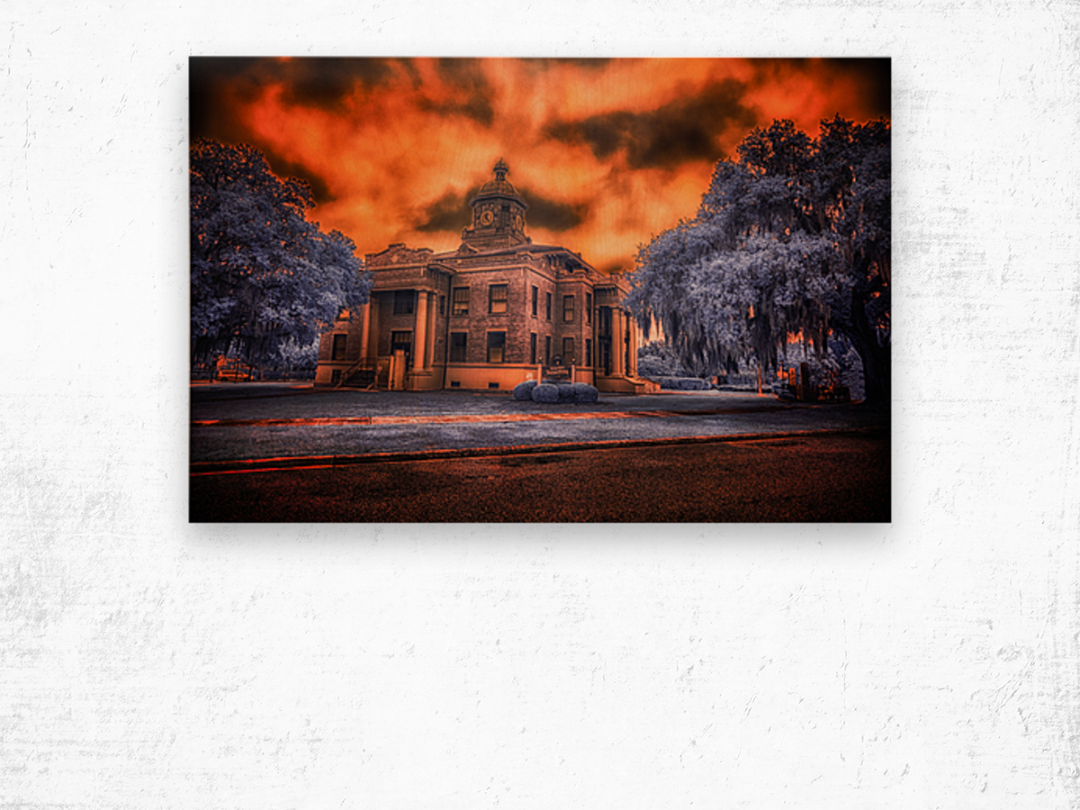 Courthouse Wood print